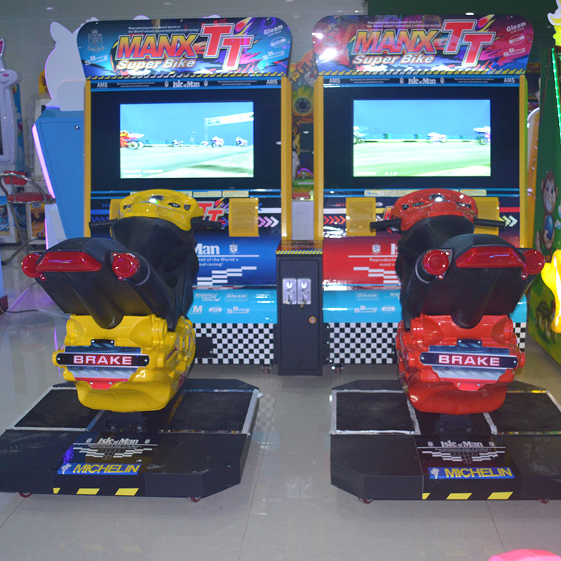 acing game motorcycle driving coin operated game